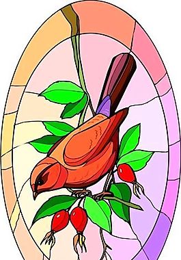 各種鳥類 鳥 動物 矢量素材 EPS格式_0600