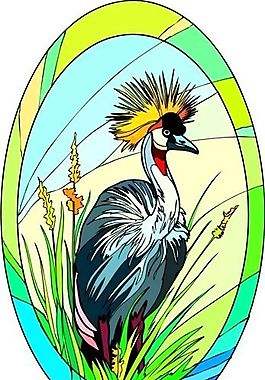 各種鳥類 鳥 動(dòng)物 矢量素材 EPS格式_0598