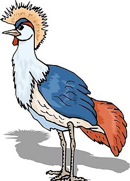 各種鳥類 鳥 動(dòng)物 矢量素材 EPS格式_0595