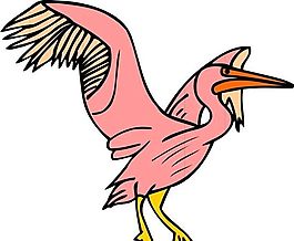 各種鳥類 鳥 動(dòng)物 矢量素材 EPS格式_0562