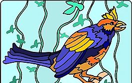 各種鳥類 鳥 動物 矢量素材 EPS格式_0427