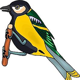 各種鳥類 鳥 動物 矢量素材 EPS格式_0412