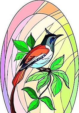 各種鳥類 鳥 動物 矢量素材 EPS格式_0350