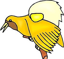 各種鳥類 鳥 動(dòng)物 矢量素材 EPS格式_0348