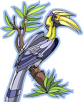 各種鳥(niǎo)類 鳥(niǎo) 動(dòng)物 矢量素材 EPS格式_0253
