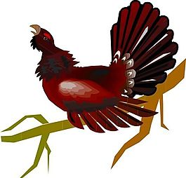 各種鳥類 鳥 動物 矢量素材 EPS格式_0251