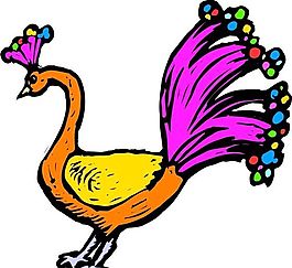 各種鳥類 鳥 動(dòng)物 矢量素材 EPS格式_0166