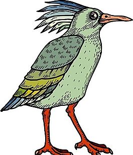 各種鳥(niǎo)類 鳥(niǎo) 動(dòng)物 矢量素材 EPS格式_0095