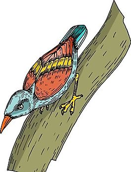 各種鳥(niǎo)類 鳥(niǎo) 動(dòng)物 矢量素材 EPS格式_0063