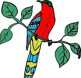 各種鳥(niǎo)類 鳥(niǎo) 動(dòng)物 矢量素材 EPS格式_0057
