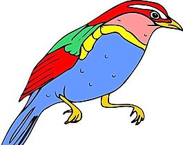 各種鳥類 鳥 動物 矢量素材 EPS格式_0052