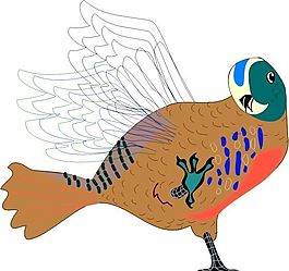 各種鳥(niǎo)類 鳥(niǎo) 動(dòng)物 矢量素材 EPS格式_0025