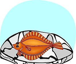 五彩小魚 水生動(dòng)物 矢量素材 EPS格式_0689
