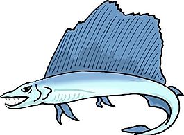 五彩小魚 水生動物 矢量素材 EPS格式_0417