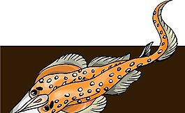 五彩小魚(yú) 水生動(dòng)物 矢量素材 EPS格式_0401
