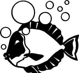 魚 水中動(dòng)物 矢量素材 eps格式_0041