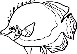魚 水中動(dòng)物 矢量素材 eps格式_0031