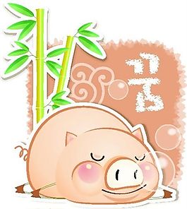 0013_寵物豬 卡通動(dòng)物 矢量素材 CDR格式