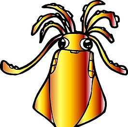 矢量水中動(dòng)物 矢量動(dòng)物 矢量卡通動(dòng)物 AI格式_0046