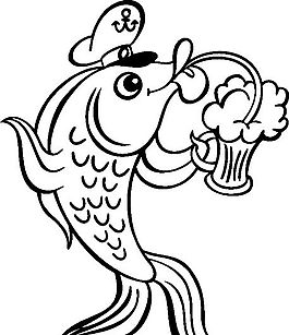俄國矢量素材 矢量動(dòng)物 魚 ai格式_043