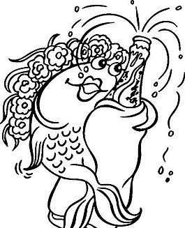 俄國矢量素材 矢量動(dòng)物 魚 ai格式_040