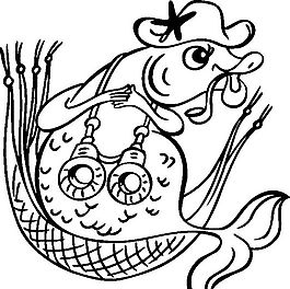 俄國矢量素材 矢量動(dòng)物 魚 ai格式_035