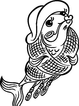俄國矢量素材 矢量動(dòng)物 魚 ai格式_033