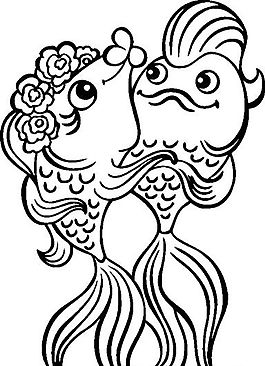 俄國矢量素材 矢量動(dòng)物 魚 ai格式_029