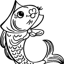 俄國矢量素材 矢量動(dòng)物 魚 ai格式_024