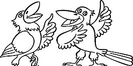 俄國矢量素材 矢量動物 鳥 ai格式_003