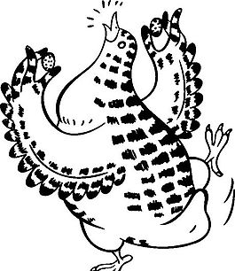 俄國矢量素材 矢量動物 孔雀 ai格式_009