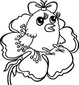 俄國矢量素材 矢量動物 小雞 ai格式_003