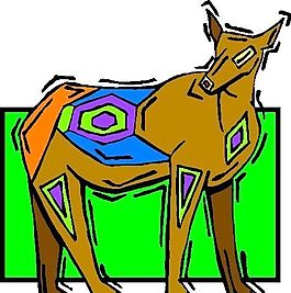 擬人動(dòng)物 矢量 EPS_0063