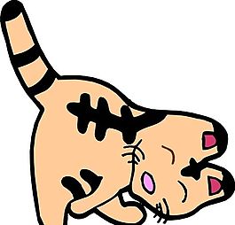 貓 寵物  動物 圖案 矢量 AI_0007
