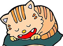 貓 寵物  動物 圖案 矢量 AI_0005