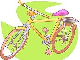自行車 交通工具 矢量素材 EPS格式_0075