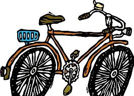 自行車(chē) 交通工具 矢量素材 EPS格式_0073