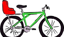 自行車(chē) 交通工具 矢量素材 EPS格式_0060
