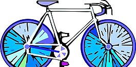 自行車(chē) 交通工具 矢量素材 EPS格式_0044