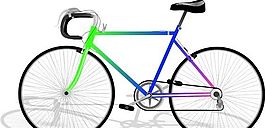 自行車(chē) 交通工具 矢量素材 EPS格式_0023