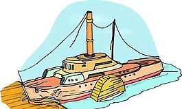 船 交通工具 矢量素材 EPS格式_0226