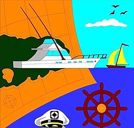 船 交通工具 矢量素材 EPS格式_0024