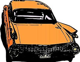 汽車 小轎車 矢量素材 EPS格式_0626