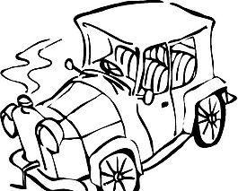 汽車 小轎車 矢量素材 EPS格式_0617