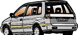 汽車 小轎車 矢量素材 EPS格式_0615
