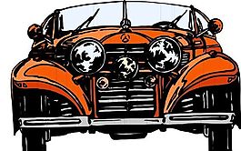 汽車 小轎車 矢量素材 EPS格式_0607