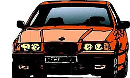 汽車 小轎車 矢量素材 EPS格式_0605