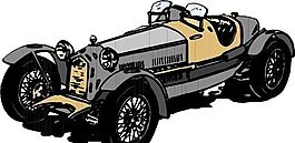汽車 小轎車 矢量素材 EPS格式_0599