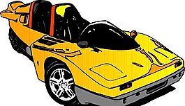 汽車 小轎車 矢量素材 EPS格式_0597