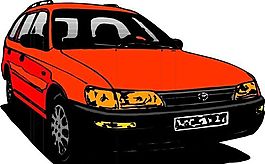 汽車 小轎車 矢量素材 EPS格式_0595